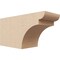 Ekena Millwork 6in. W x 8in. H x 16in. L Yorktown Woodgrain TimberThane Rafter Tail, Primed Tan RFTUR06X08X16YORRCPR - alternate 1